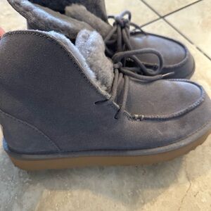 UGG Diara Gray Suede Winter Boots